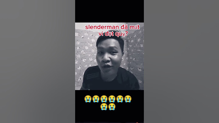 Slenderman đã mất