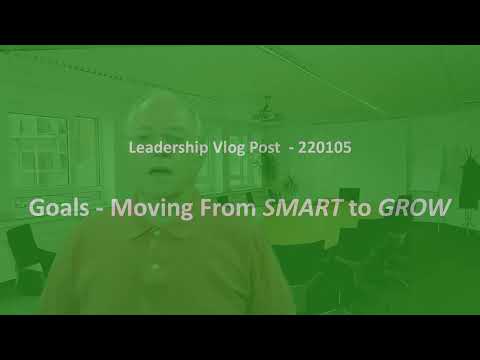Goals Moving from SMART to GROW