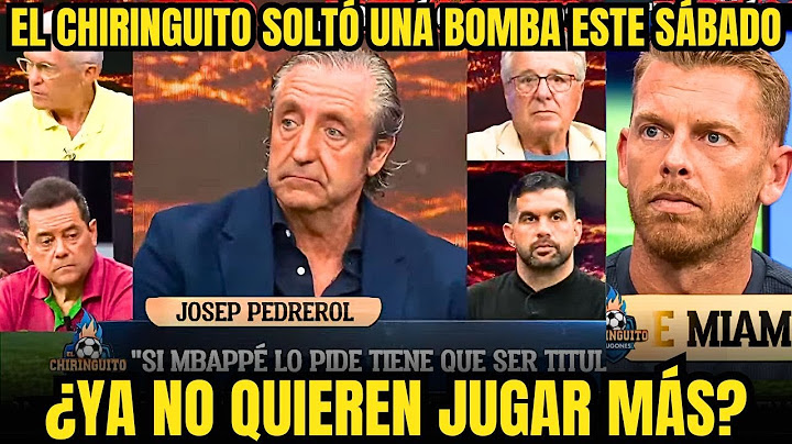 💥¡URGENTE ÚLTIMA HORA! ¡REVELACIÓN BOMBA ESTE SÁBADO! BARCELONA Y REAL MADRID HOY EL CHIRINGUITO