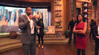 Taraji P. Henson BTS Live with Kelly & Michael 3.16.15