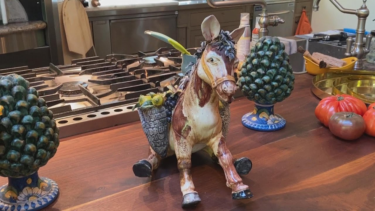 Rachael Tells The Story Behind The Donkey On Her Kitchen Counter | #StayHome Q & Ray | Rachael Ray Show