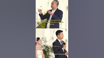 Cô dâu nghẹn ngào khi được anh chồng khiếm thính chúc phúc 😍 #damcuoi #hanhphuc #giadinh #camdong