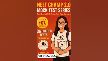 Join Now to the NEET BEST MOCK TEST SERIES! 😮 #neet #neet2026 #neetaspirants