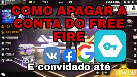 Como excluir a conta do Free Fire?