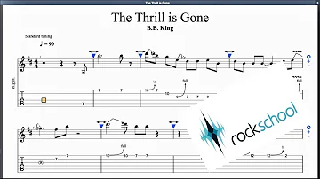 The Thrill Is Gone Rockschool Grade 4 Guitar