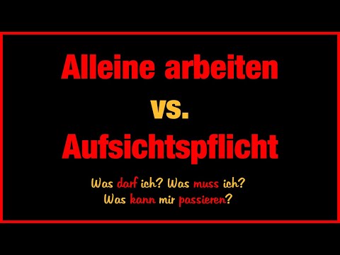 ALLEINE arbeiten vs.  Aufsichtspflicht - #Kitahelden