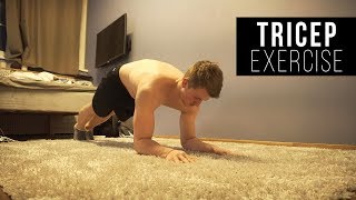 Tricep Exercise at Home - Try this exercise!!