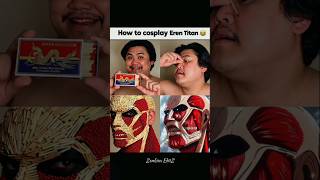How to cosplay Colossal Titan 😂#ColossalTitan #AOT #Cosplay #LowCost #AnimeEdits #Memes #Viral