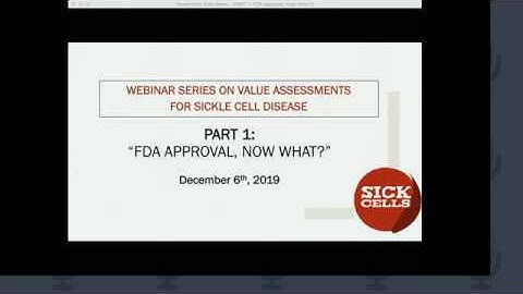 Sick Cells Webinar Series Part 1:  