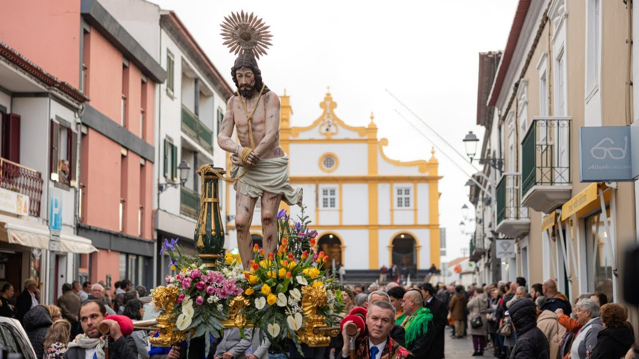 LIVE Procissão 🙏 do Senhor Santo Cristo dos Terceiros, Ribeira Grande Sao Miguel Azores🇵🇹 22.02.2026