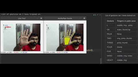 Methods for hand pose classification