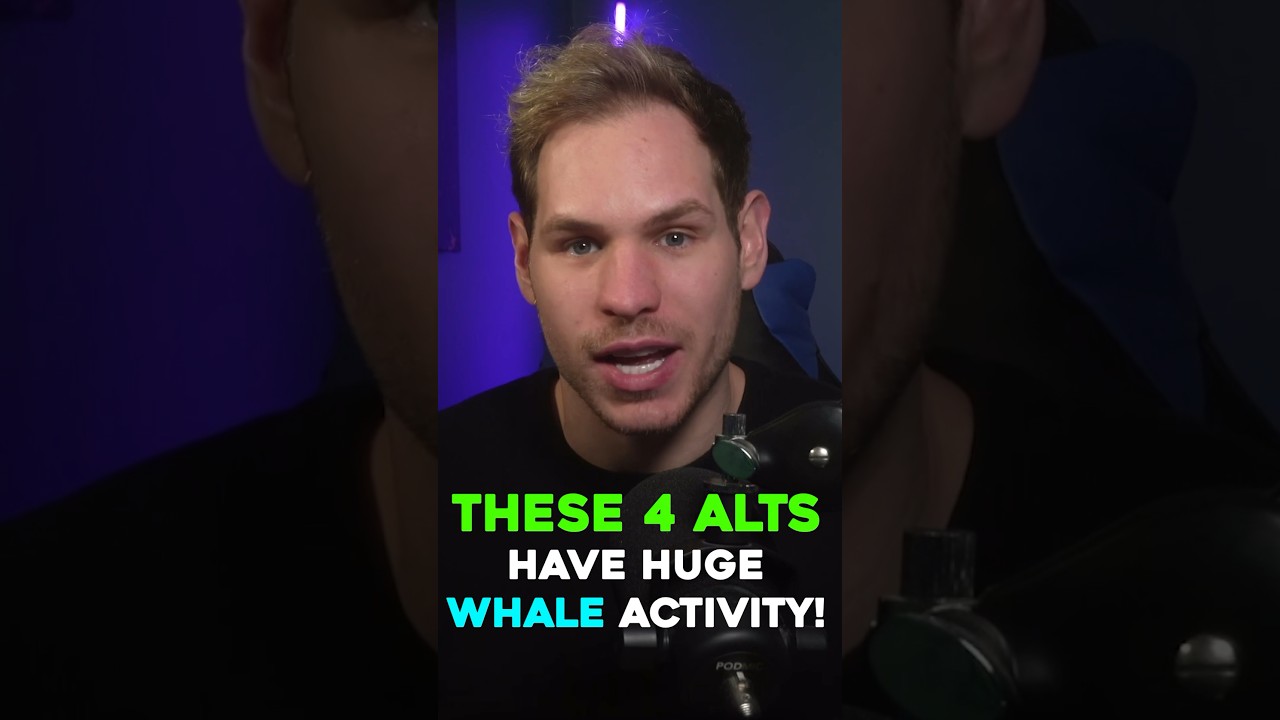 These 4 Altcoins have HUGE Whale Activity! 