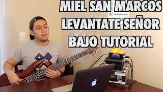 Miniatura del video "Levantate Señor || @Mielsanmarcos ||  Bajo/Bass Tutorial With Tabs (HD)"