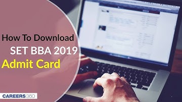How to download SET BBA Admit Card 2019