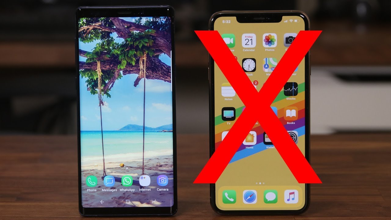 should i buy note 9 or iphone xs max