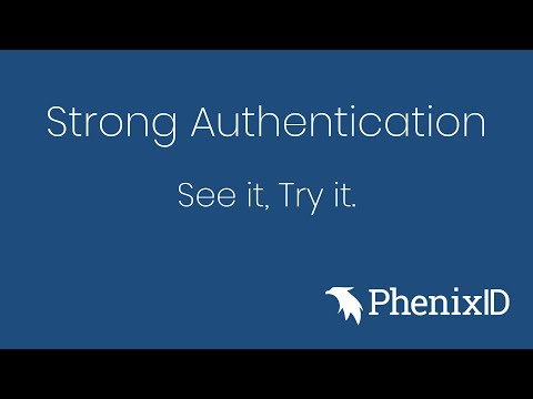 Strong Authentication demo under 2 minutes