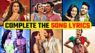 Finish The Lyrics challenge!! Finish The Famous Indian Song Lyrics | Music Quiz | quiz zone screenshot 1