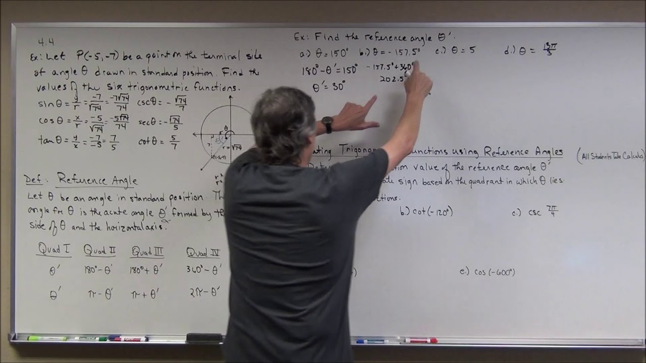 4 4 Trigonometric Functions of any Angle 2 3