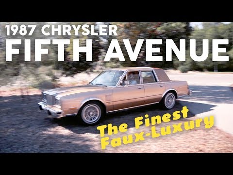 The Finest Faux-Luxury: 1987 Chrysler Fifth Avenue.