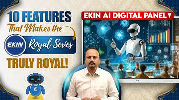 Best AI Interactive Flat Panel in India | EKIN AI Interactive Flat Panel Features 🤯🔥