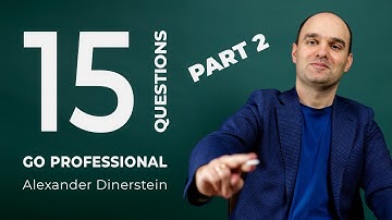 How to Become a Pro? — 15 Nerdy Questions to a Professional Go Player | Alexander Dinerstein [DUB]