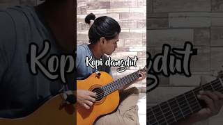 Kopi ☕ dangdut ~ cover gitar fingerstyle #shorts