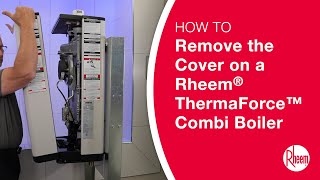 How to Remove the Rheem ThermaForce Cover.