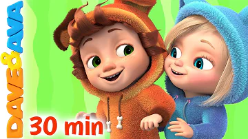 😍 One Little Finger | Dave and Ava Nursery Rhymes | John the Rabbit and More Kids Songs 😍
