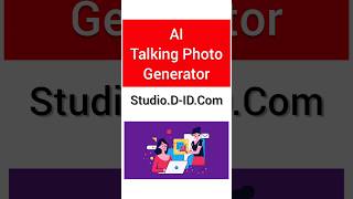 AI Talking Image Generator (studio.D-ID.com) #shorts #technology #ai