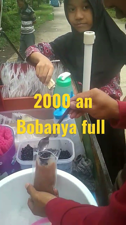 Es BOBA, jor - joran cuman 2000an #adatawa #pedagangmerah #sekolah #jajanan