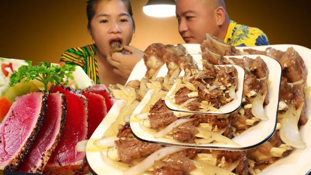 How to make delicious sweet and sour stirfried beef ribs, Vietnamese food YouTube