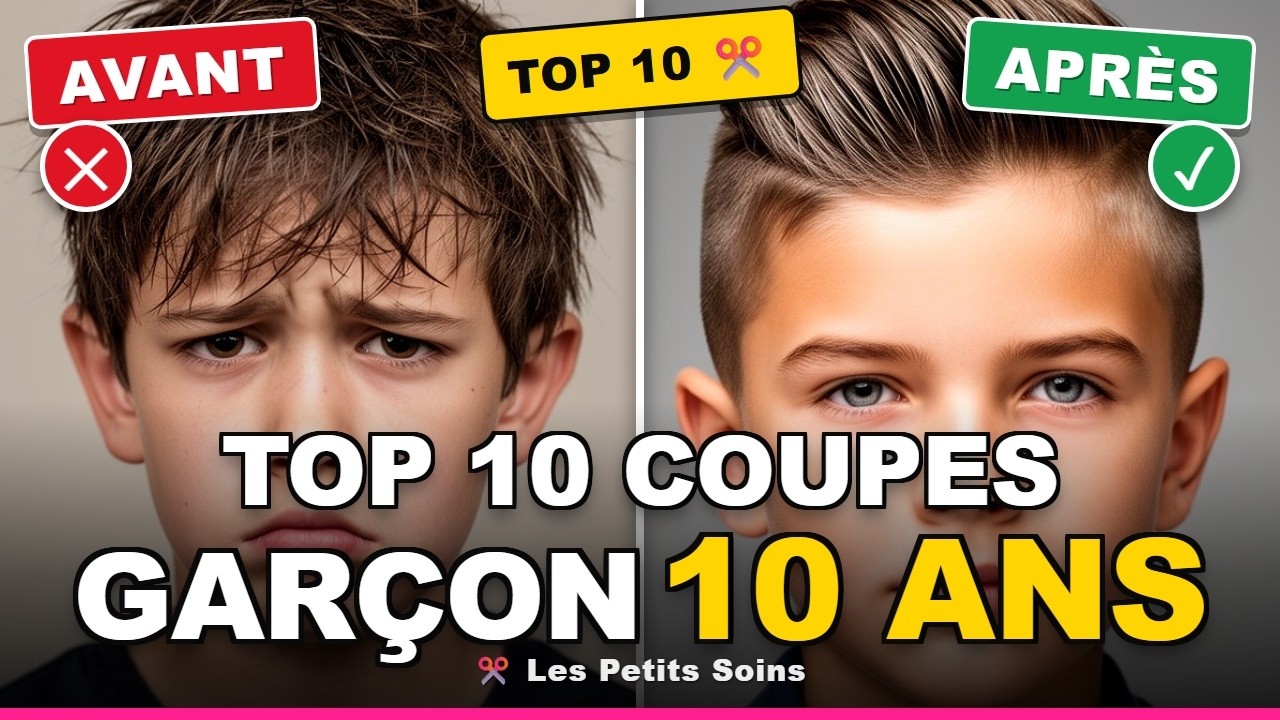 Les 10 coupes de cheveux les plus stylées pour garçon de 10 ans ou 12 ans