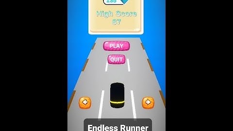My First Game in Unity - Endless Runner