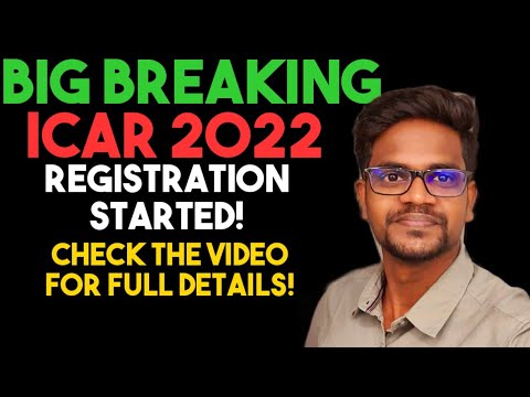 ICAR 2022|Registration Started|Latest Updates|Tamil|Muruga MP#tamilnadu#icar2022