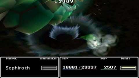Final Fantasy VII - Sephiroth Vs Emerald Weapon