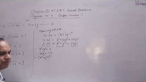 complex numbers 11 ncert solution How to solve square root.#cbseboard #icseboard #12th #11th .