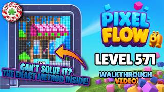 Pixel Flow - Level 571 Walkthrough Solution Update