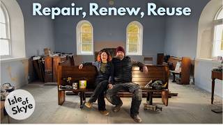 Salvaging Antique Pews From Our Old Church Renovation On The Isle Of Skye - Ep167