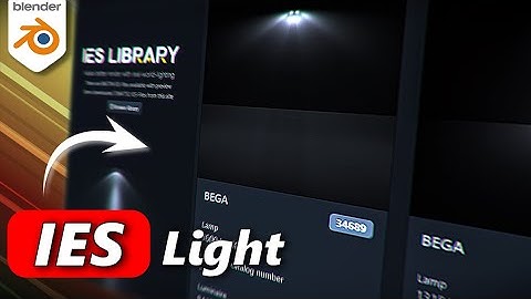 IES Lights: Setting Them Up in Blender 4.3