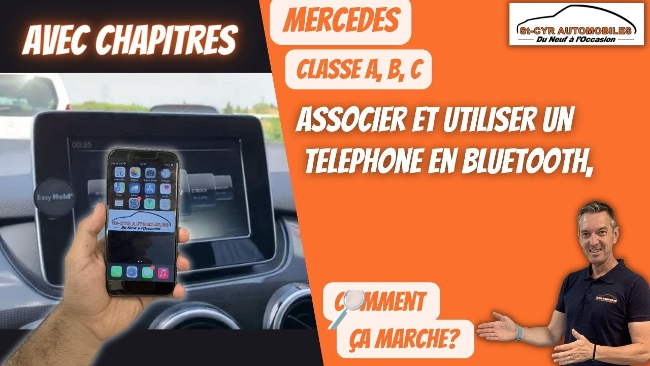 Mercedes Classe A, B, C, Associer son téléphone portable