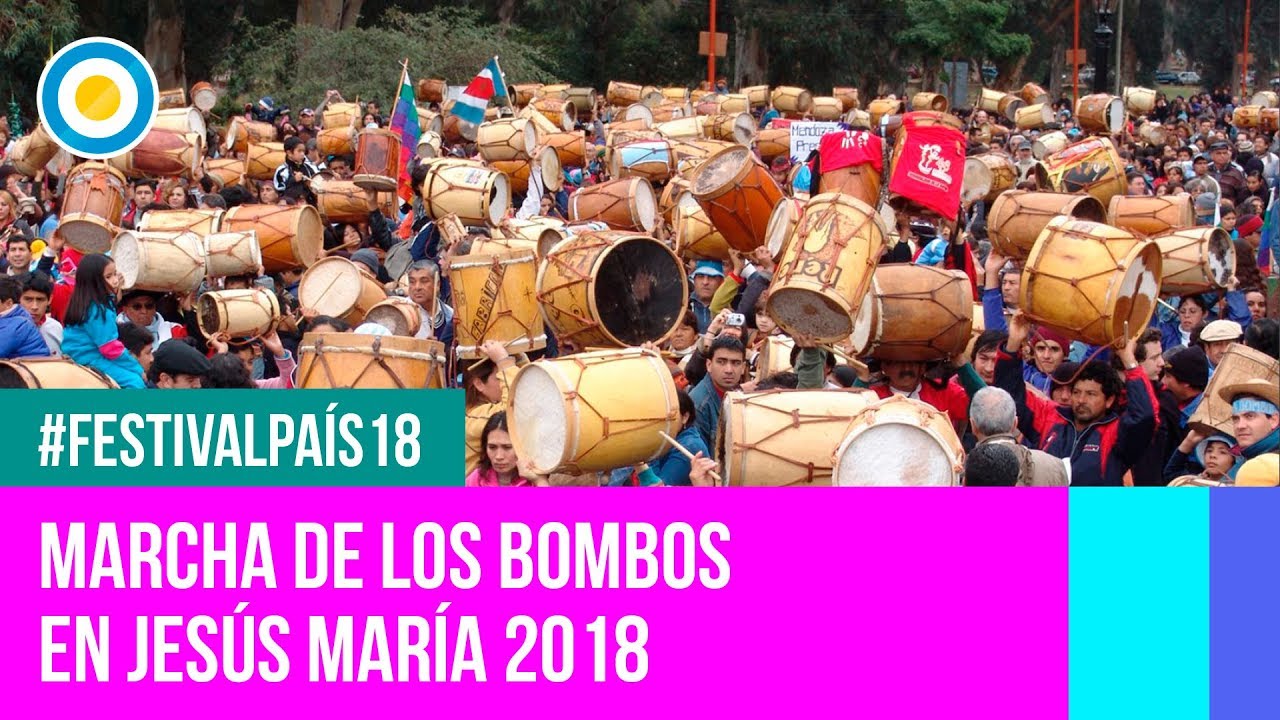 Festival País '18 La marcha de los bombos en el Festival Nacional de