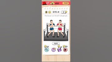 level 81 brain test walkthrough|the boxer on the left should win.