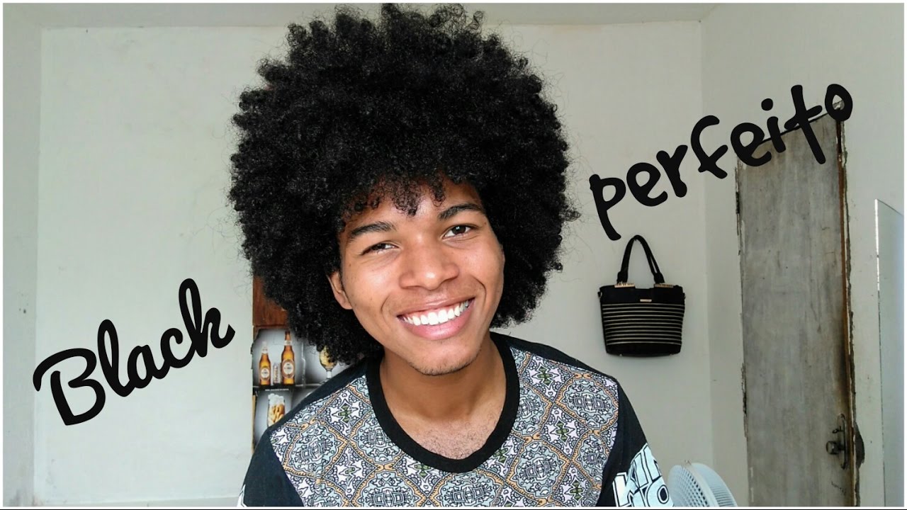 cabelo masculino black power