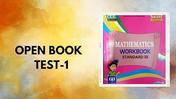 Std 4|Open book test-1|Maths Workbook Question Answers|