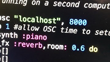 Two Sonic Pi computers synced together (experimental)