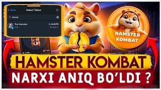 HAMSTER KOMBAT NARXI QANCHA ANIQ NARXI ? Hamster Kombat pul yechish Notcoin TapSwap pul ishlash 2024