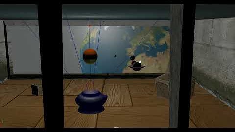 Practice with Maya, Space Station Scene