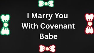 Download Lagu Sweetheart When I Say I Will Marry You With Covenant, I Mean More Than Choosing You MP3 Download Lagu Sweetheart When I Say I Will Marry You With Covenant, I Mean More Than Choosing You MP3