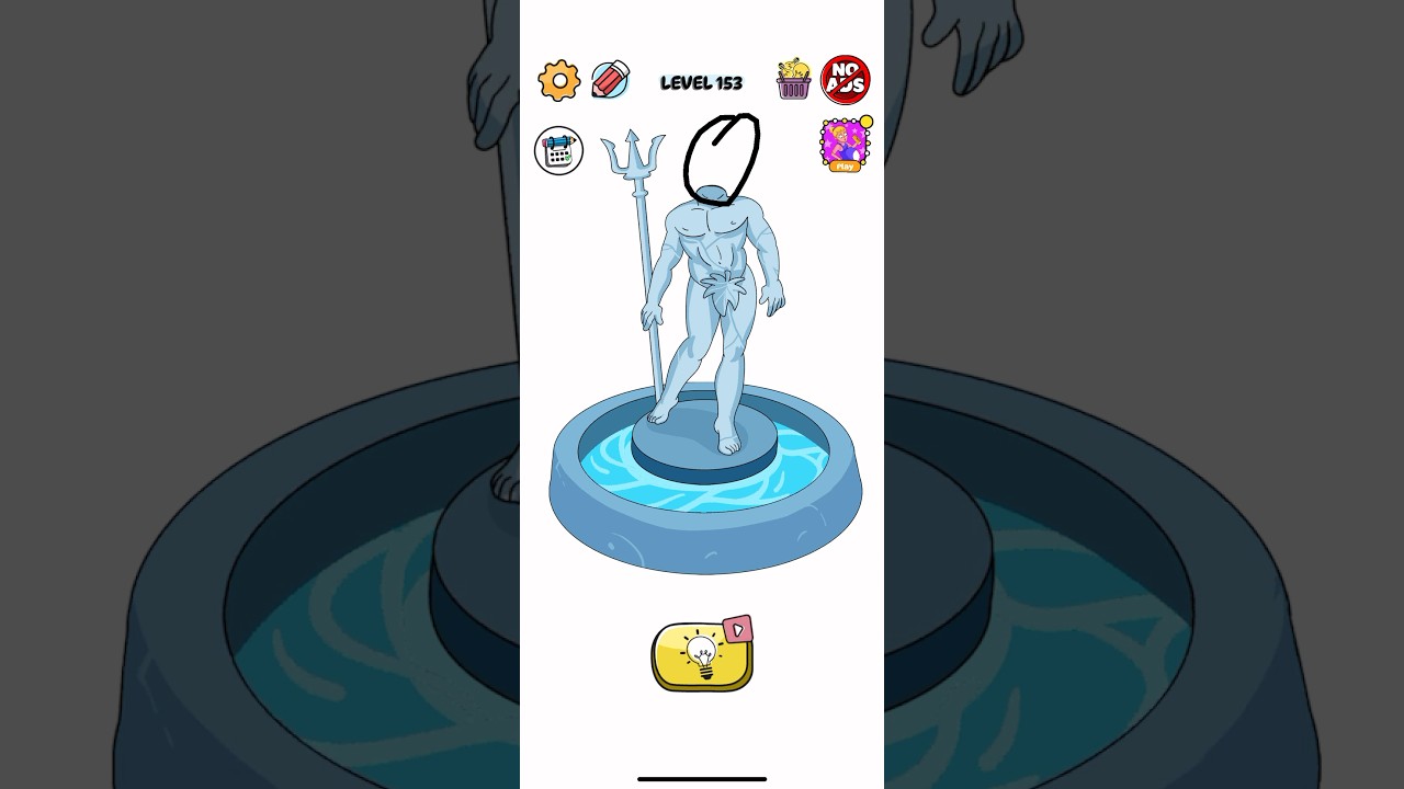 Complete a Fountain ✏ Draw Puzzle: Tricky Brain Test | Level 153 |