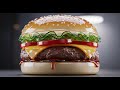 Can You Believe Your Eyes The Glass Tomato Deluxe Burger Hyper Realistic Glass Food ASMR Cinematic